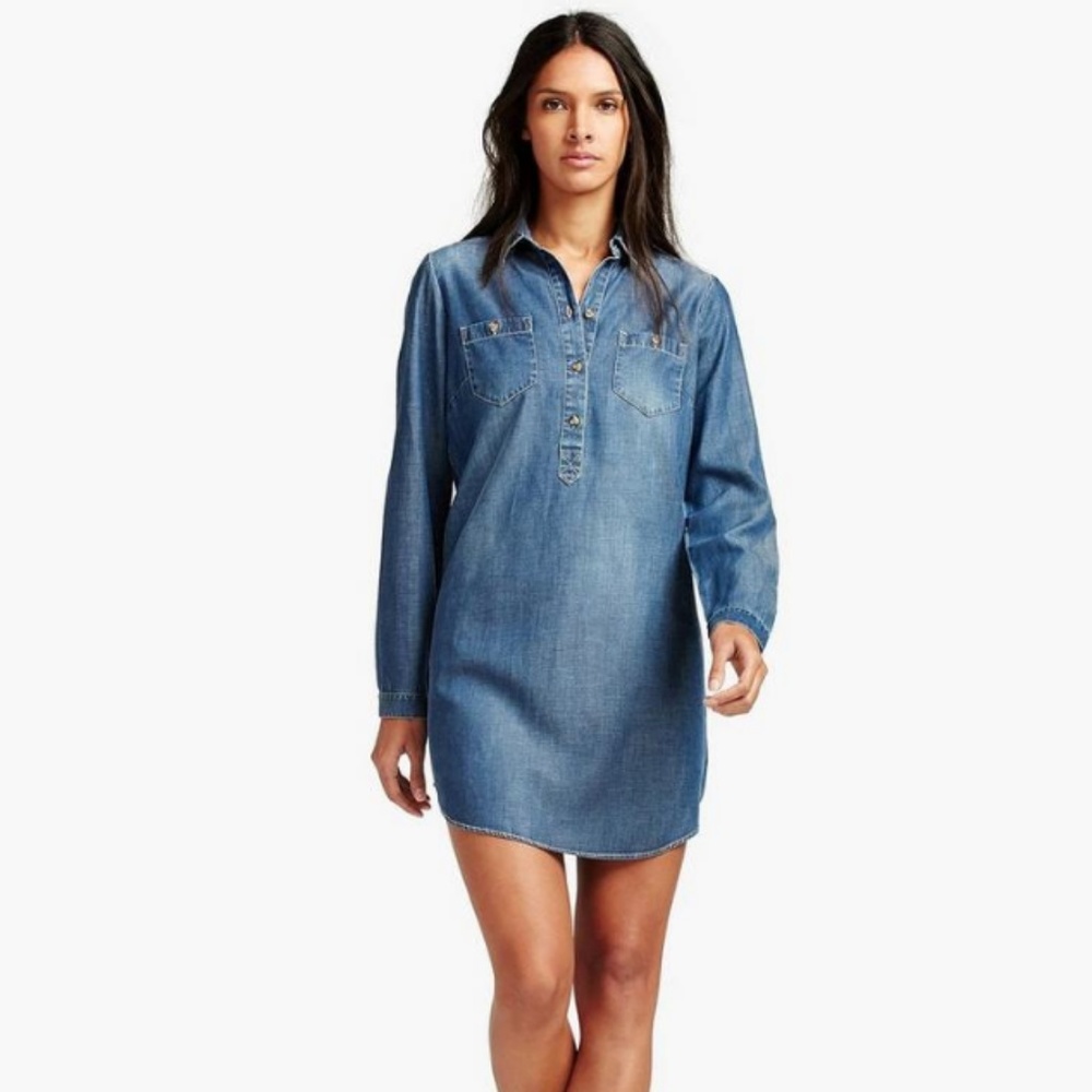 Lucky Brand | Popover Chambray Dress